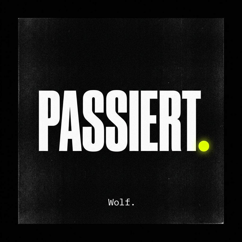Wolf. — Passiert. Album Cover